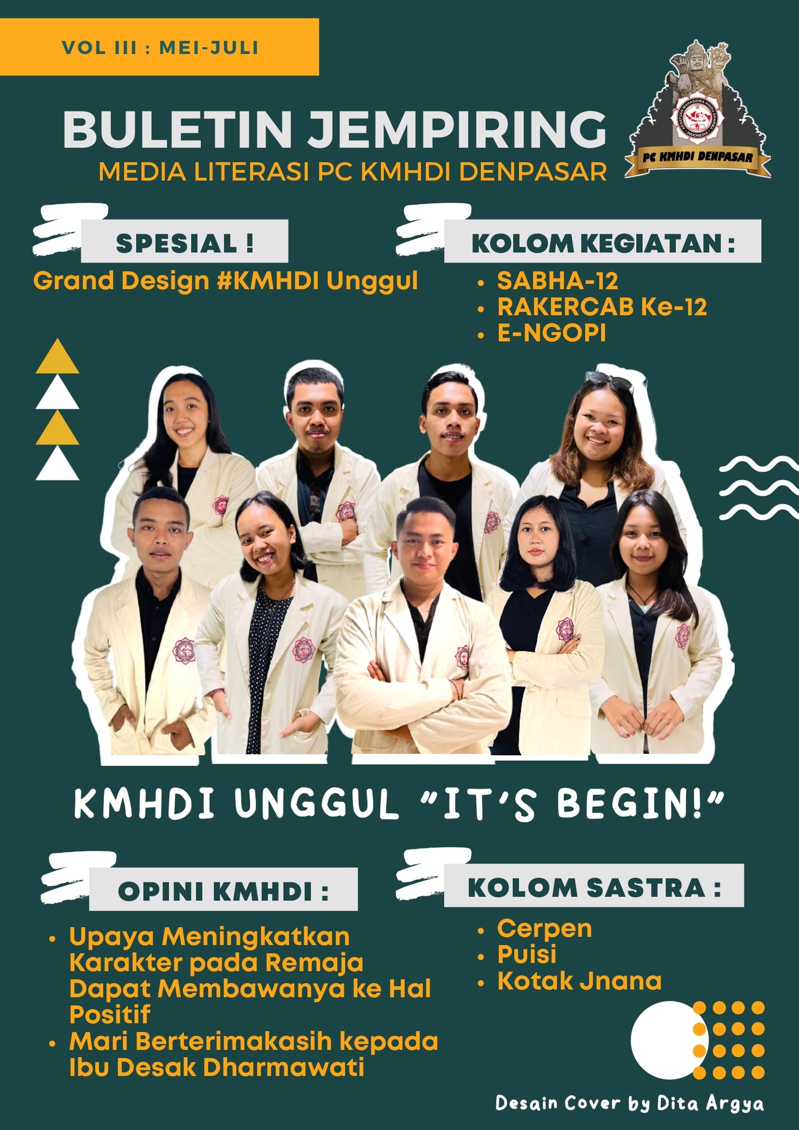 podiumnews.com-Buletin Jempiring sebagai Media Literasi dan Kekeluargaan PC KMHDI Denpasar